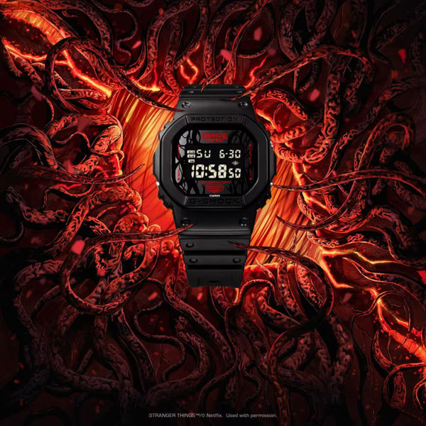 CASIO G-SHOCK × STRANGER THINGS LIMITED EDITION DIGITAL WATCH – DW-5600ST-1