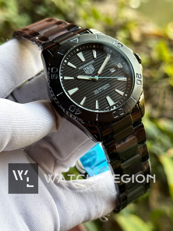 TAG HEUER AQUARACER FULL BLACK DIAL SWEEP