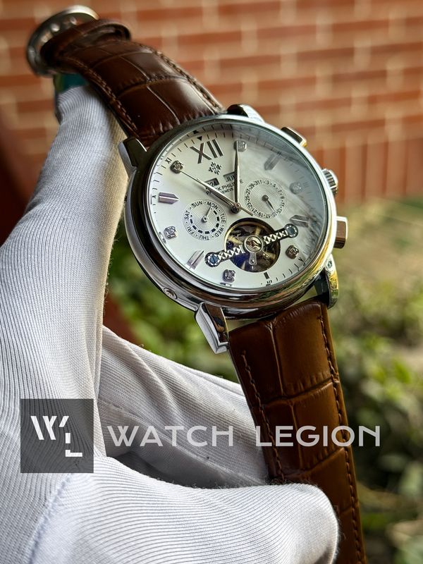 PATEK AUTO CALENDER WHITE DIAL