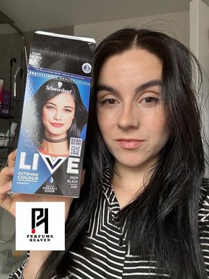 Schwarzkopf LIVE Intense Colour, Long Lasting Permanent Black Hair Dye, With Built-In Vibrancy Serum, Up To 100% Grey Coverage- Deep Black 099_img_1