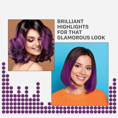 Streax Professional Hold and Play Funky Hair Colour - Crazy Violet_img_3