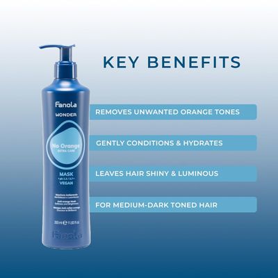 Fanola Wonder No Orange Extra Care Hair Mask 350ml_img_2