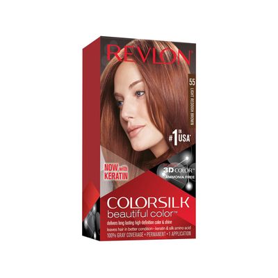 Revlon Colorsilk Beautiful Hair Color - 55 Light Reddish Brown_img_1