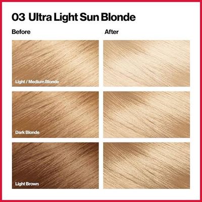Revlon Colorsilk Beautiful 3D Hair Color - 03 Ultra Light Sun Blonde_img_2