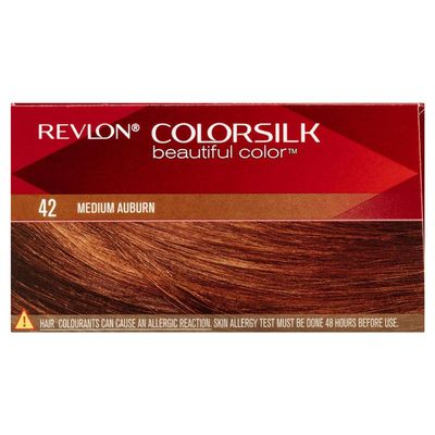 Revlon ColorSilk Beautiful 3D Hair Color - 42 Medium Auburn_img_2