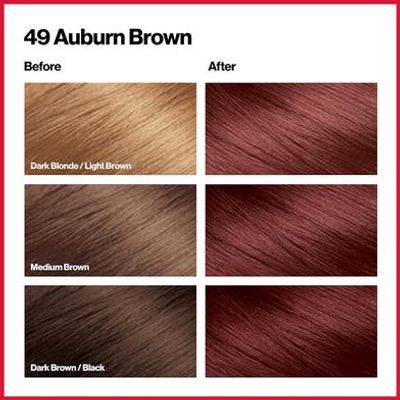 Revlon Colorsilk Beautiful Permanent Hair color 49 Auburn Brown_img_2