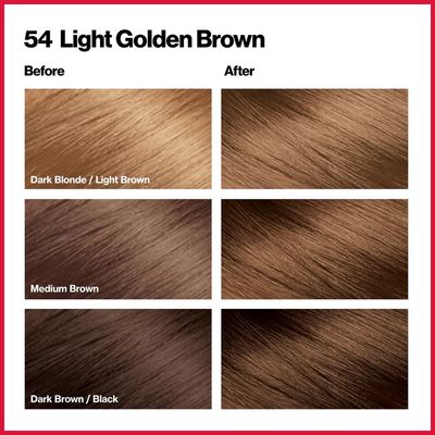 Revlon Color Silk Beautiful Hair Color 54 LIGHT GOLDEN BROWN_img_1