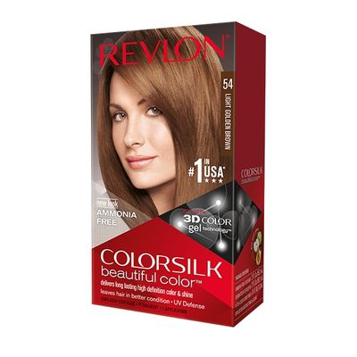 Revlon Color Silk Beautiful Hair Color 54 LIGHT GOLDEN BROWN_img_0