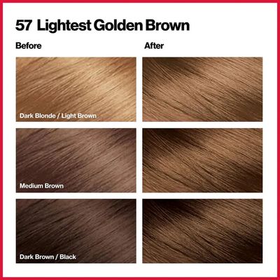 Revlon Colorsilk Hair Color Lightest Golden Brown 57_img_2