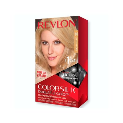 Revlon ColorSilk Beautiful Color 80 Light Ash Blonde_img_1