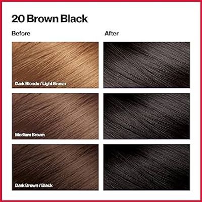 Revlon Colorsilk Beautiful Hair Color - 20 Brown Black_img_1