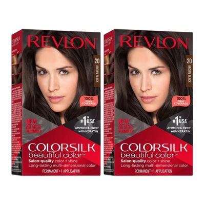 Revlon Colorsilk Beautiful Hair Color - 20 Brown Black_img_0