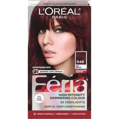 L'Oreal Feria High Intensity Shimmering Colour - R48 Red Velvet_img_0
