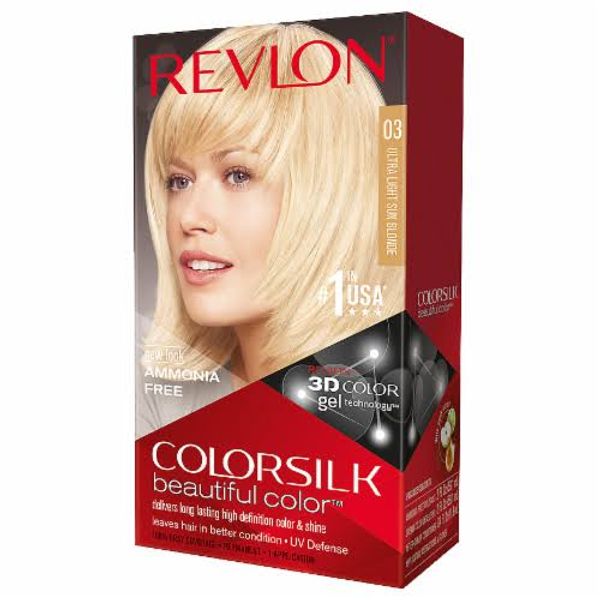 Revlon Colorsilk Beautiful 3D Hair Color - 03 Ultra Light Sun Blonde