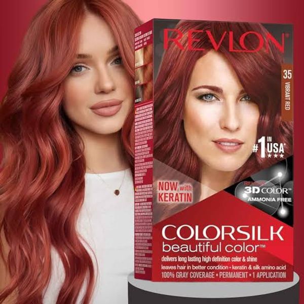 Revlon Colorsilk Beautiful Hair Color - 35 Vibrant Red