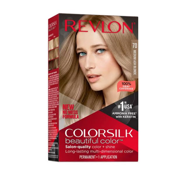 Revlon Colorsilk Beautiful Hair Color - 70 Medium Ash Blonde