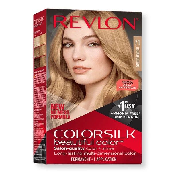 Revlon ColorSilk Beautiful Color Hair Color – Golden Blonde 71