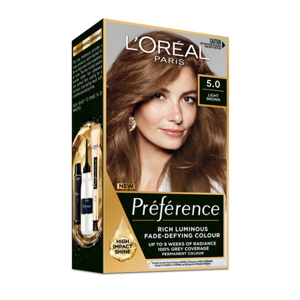 Loreal Hair Color Preference - 5.0 Light Brown