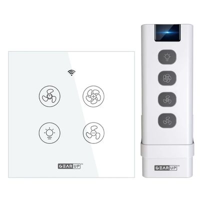 GearUP Wi-Fi Ceiling Fan Speed Controller & Light Switch — Smart TUYA/Smart Life App Control with Remote_img_0