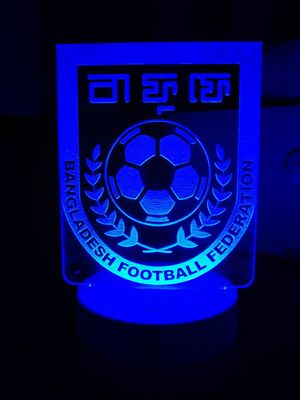 GearUP Acrylic Multicolor Night Lamp (Bangladesh Football Federation) – Black_img_0