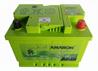 12 volt 55 ah din55 amaron battery CCA 520_img_1