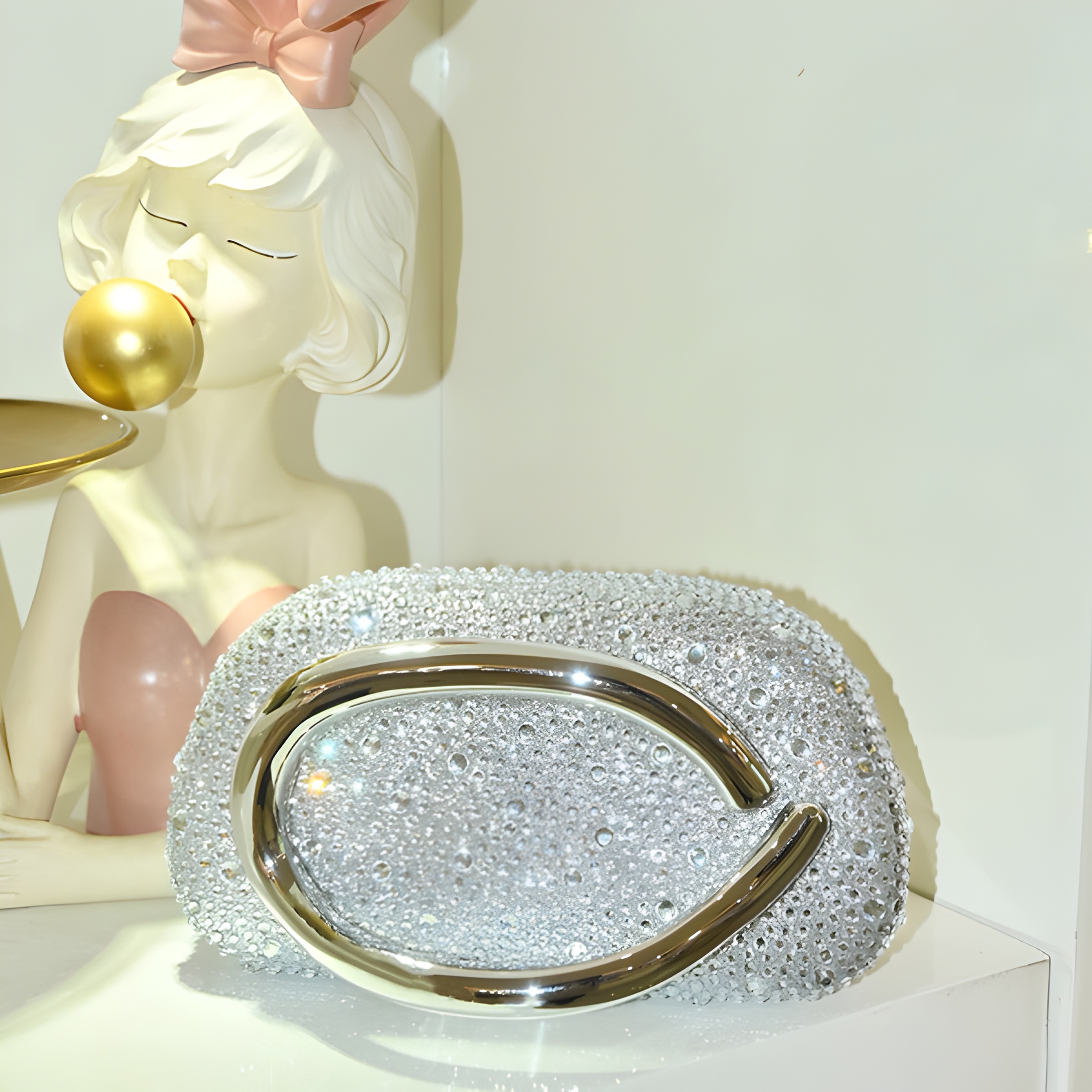 Simple & Luxurious Rhinestone Evening Bag_img_2
