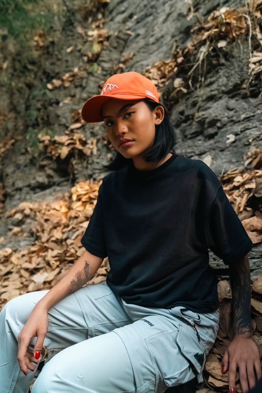 Burnt Orange Mountain Summit Cap