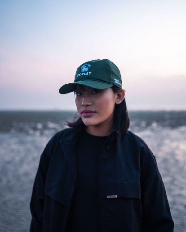 Forest Green Bear Heritage Cap