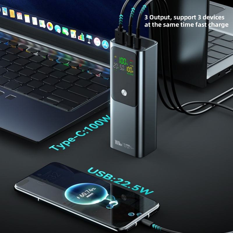 100W 20000mAh Fast charging Power Bank Price in Bangladesh_img_0