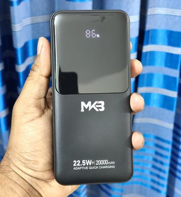 MKB PK62 20000mAh Fast Charging Power Bank With Two Built-in Cables_img_1