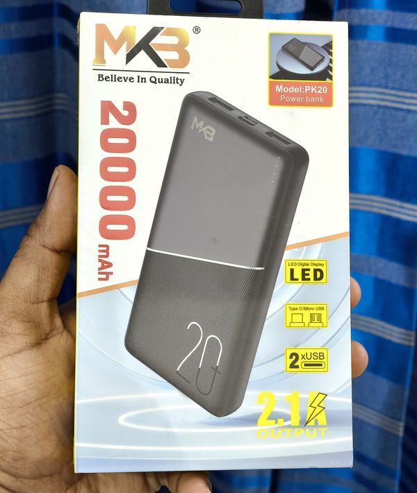 MKB PK20 20000mah power bank 2.1A Price in Bangladesh