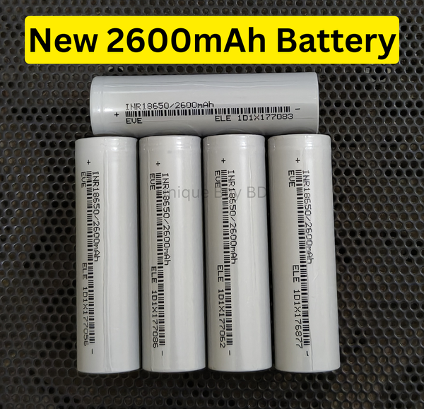 New 2600mAh 18650 Lithium Battery