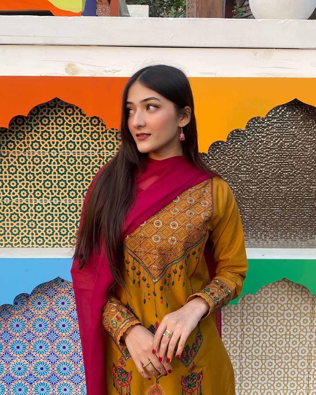 Mustard Mist Embroidered 3PC_img_2