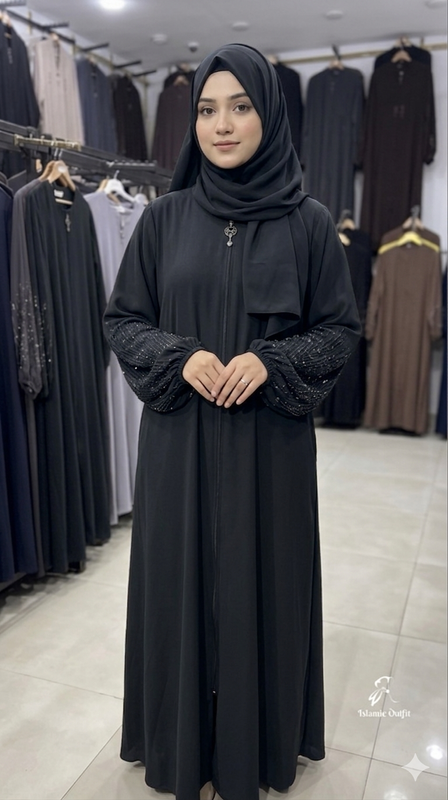 Fiha Abaya Black