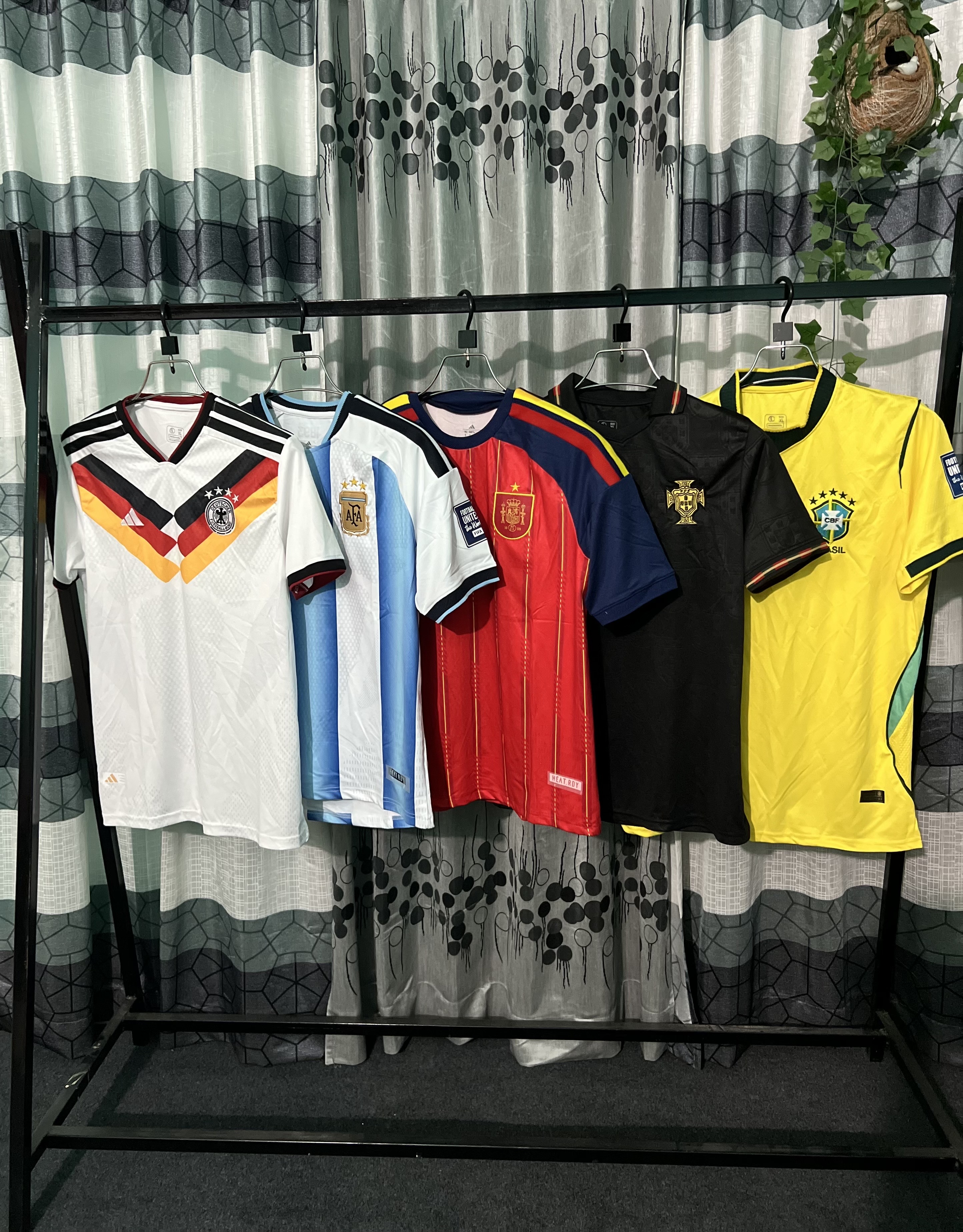 Argentina, Brazil, Portugal, Germany, Spain  World cup kit