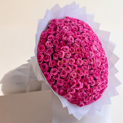 200pcs Pink Rose Bouquet_img_0