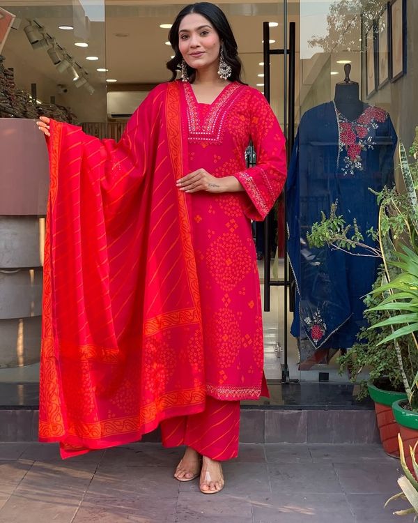 premium Pakistani embroidery panel work three piece