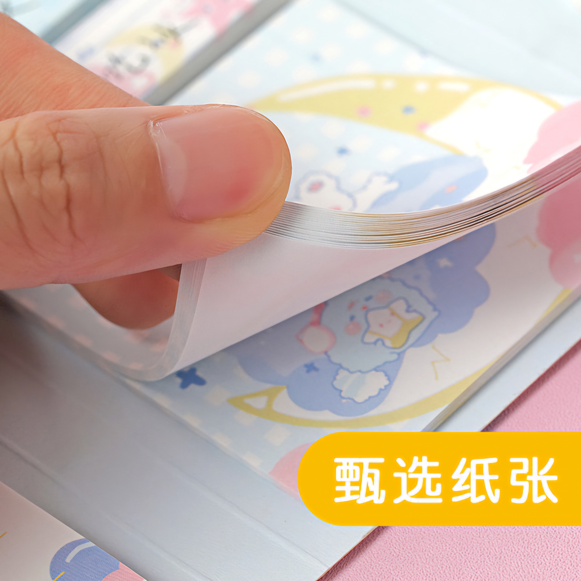 Long Strip Sticky Note Set Combination Cartoon Colorful Sticky Note Pad Student Creative Sticky Note Paper || Journaling Supplies_img_3