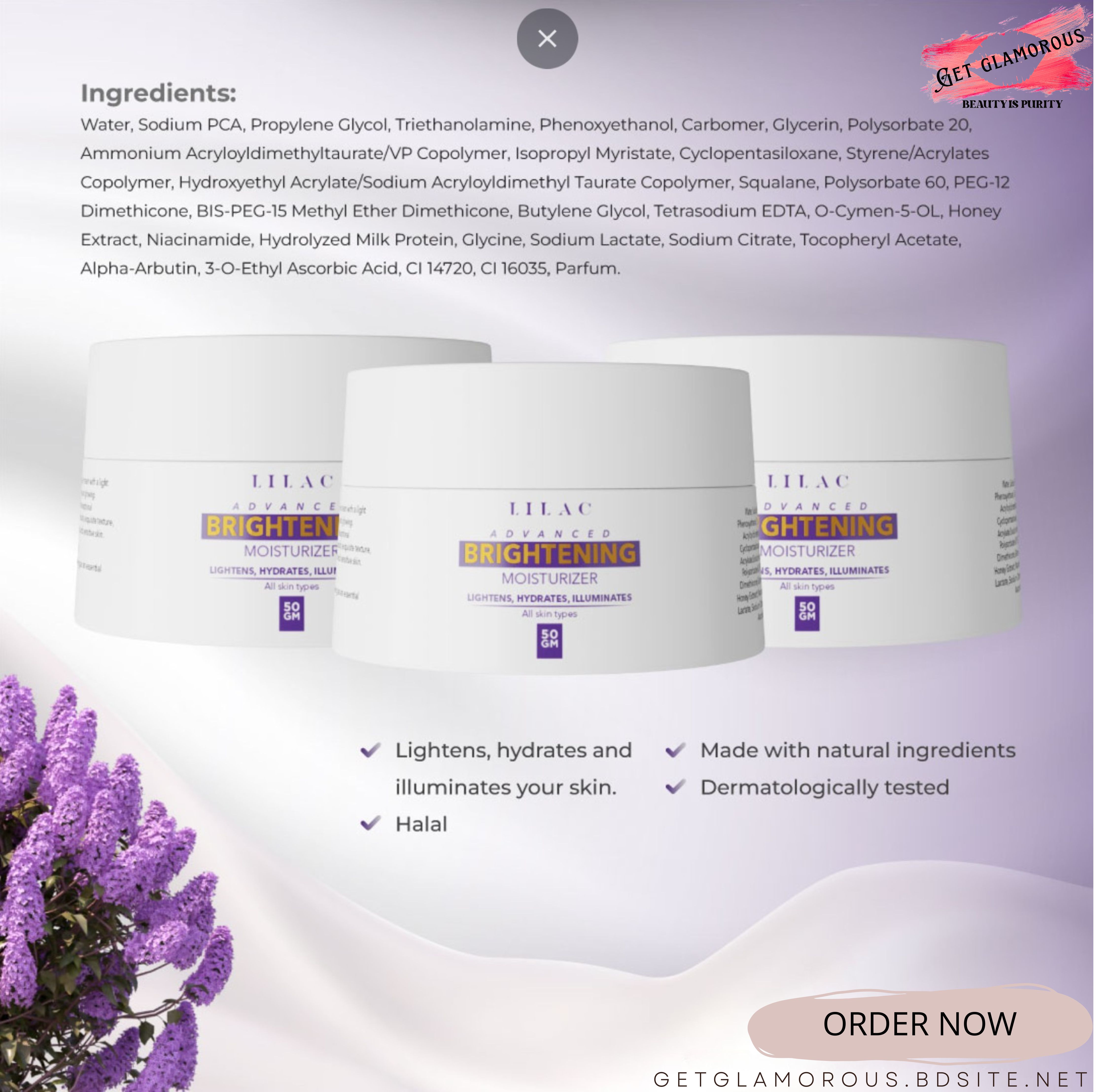 Lilac Advanced Brightening Moisturizer- All Skin Types_img_1