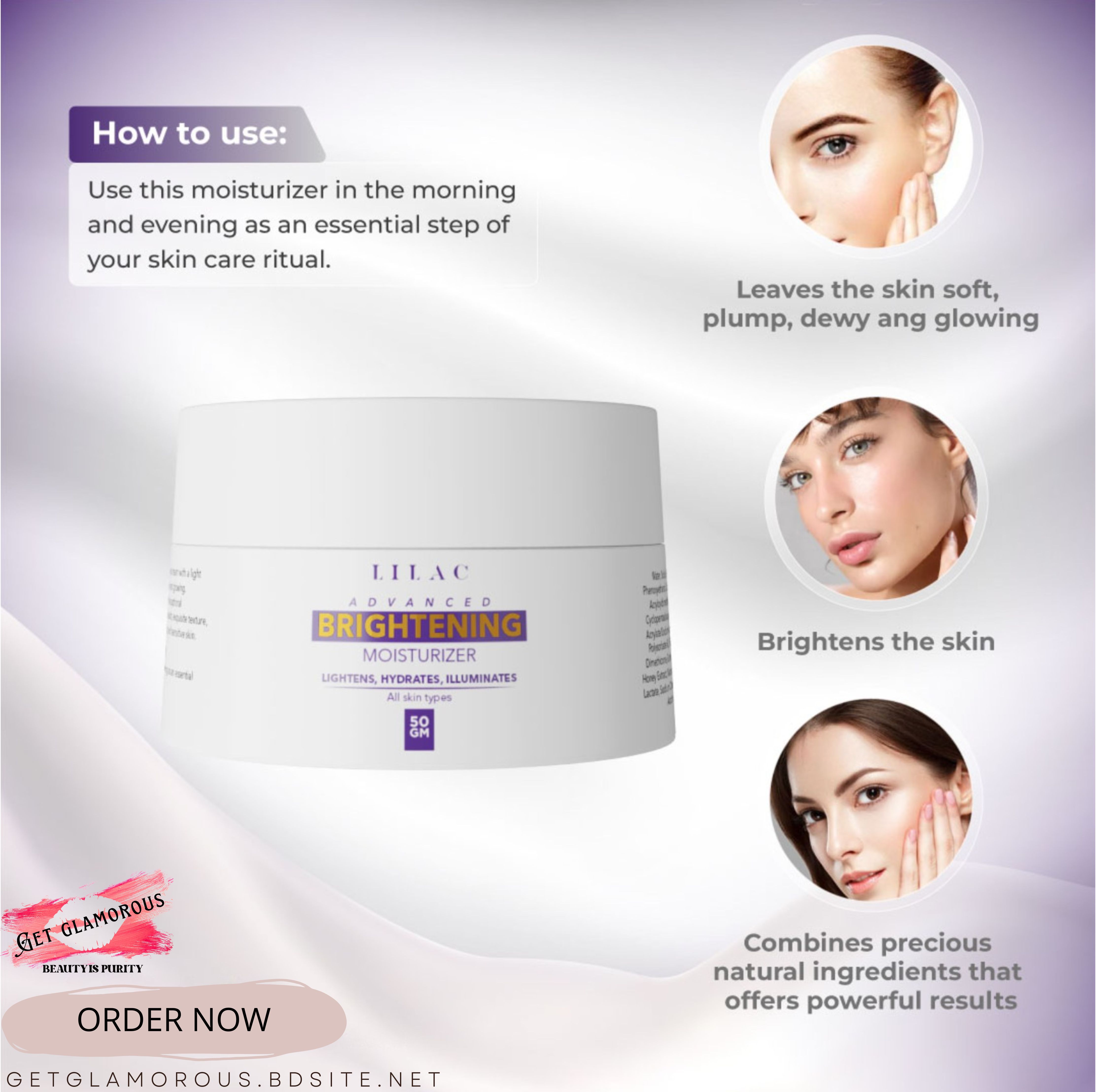 Lilac Advanced Brightening Moisturizer- All Skin Types_img_2