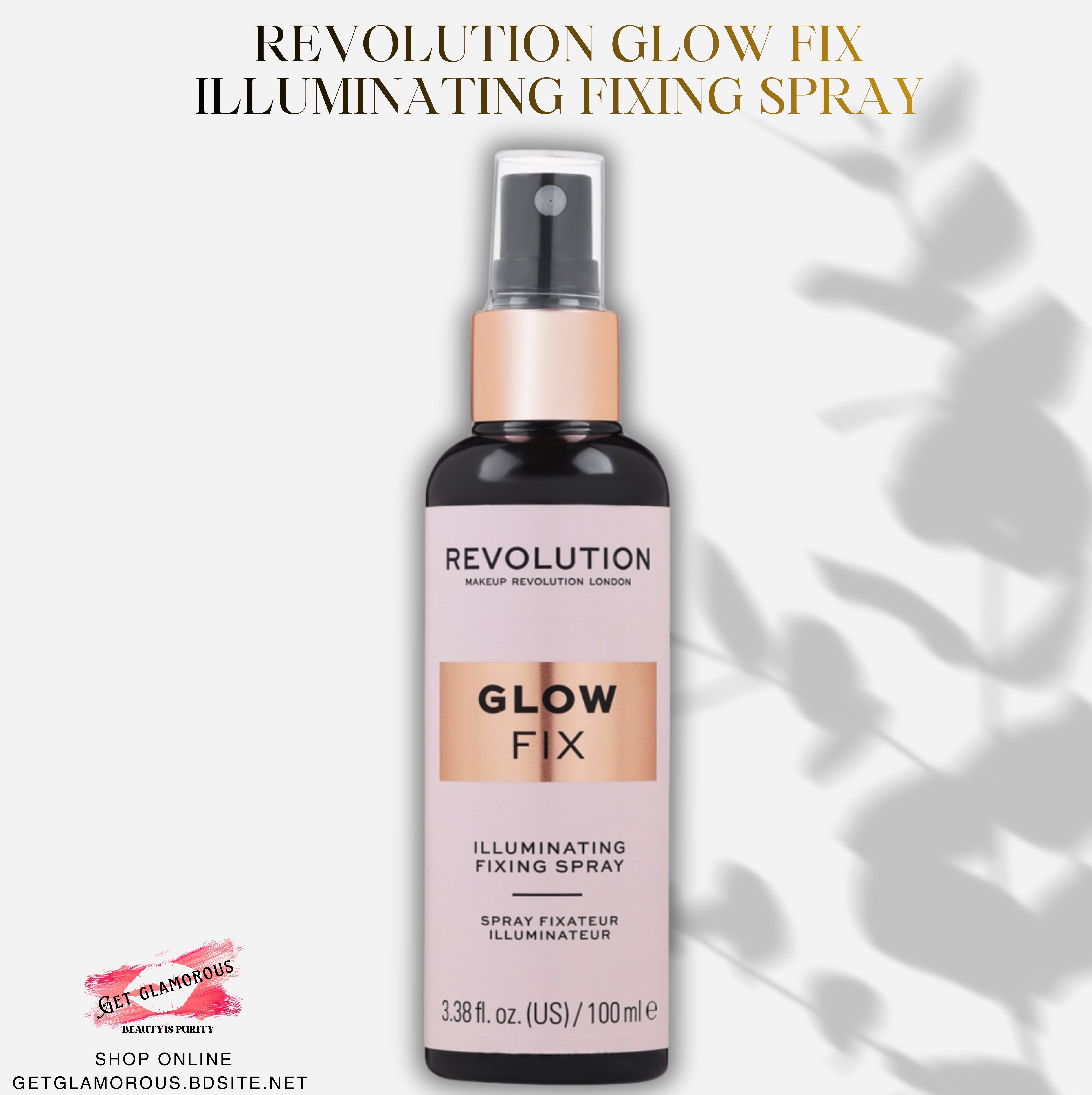 Revolution Glow Fix Illuminating Fixing Spray!