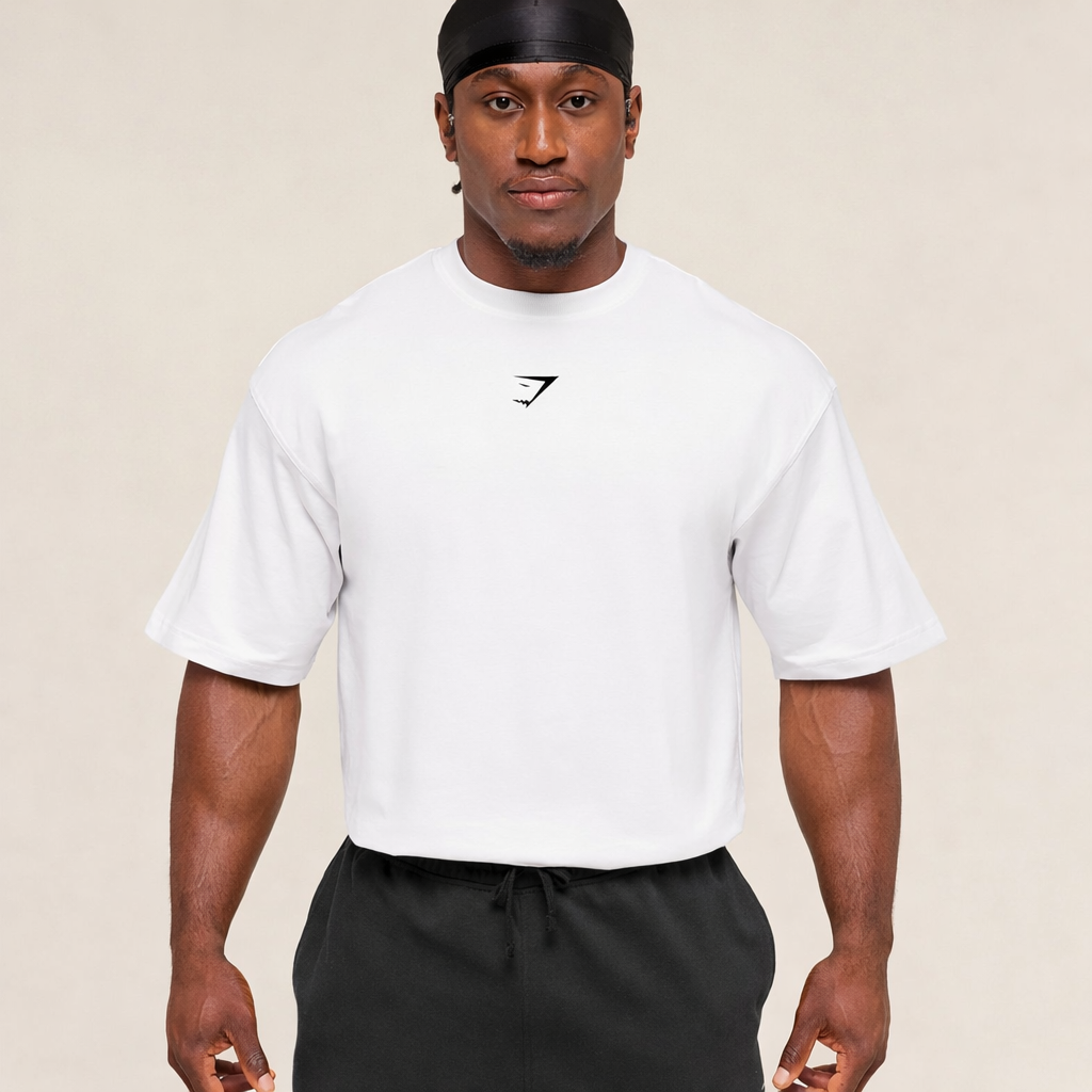 Gymshark Drop Shoulder White_img_1