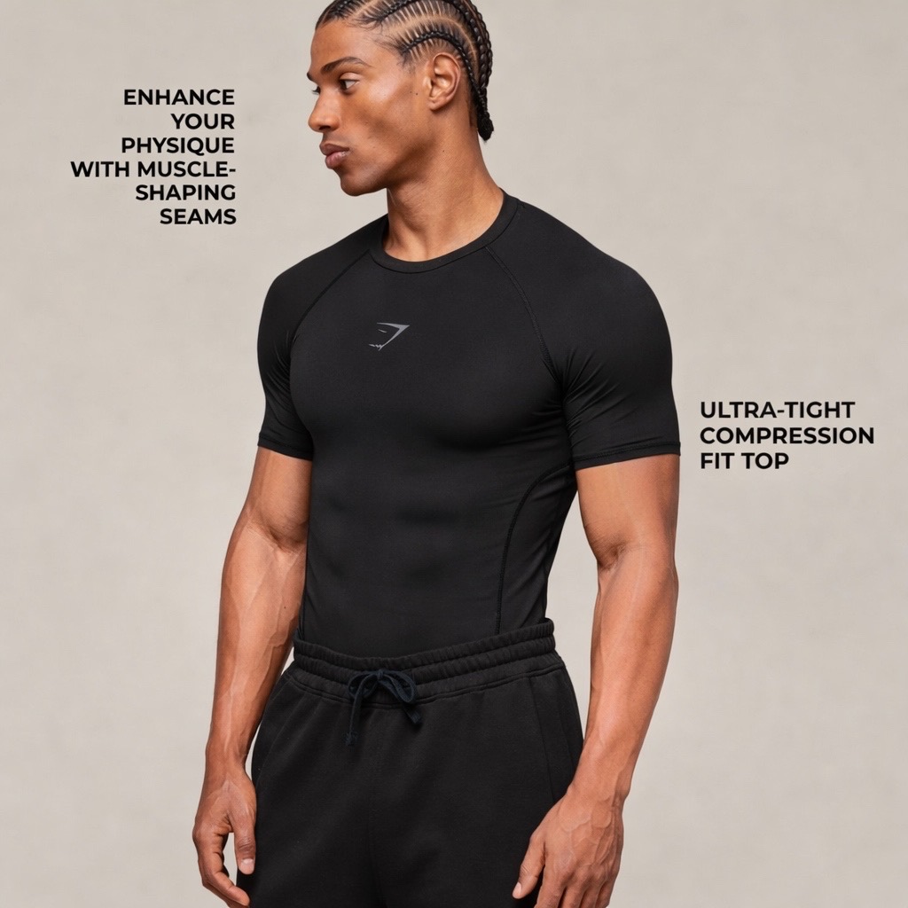 Gymshark Half Sleeve Compression
