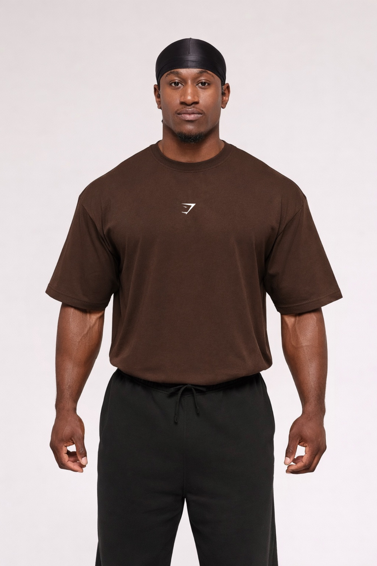 Gymshark Brown Drop shoulder_img_1