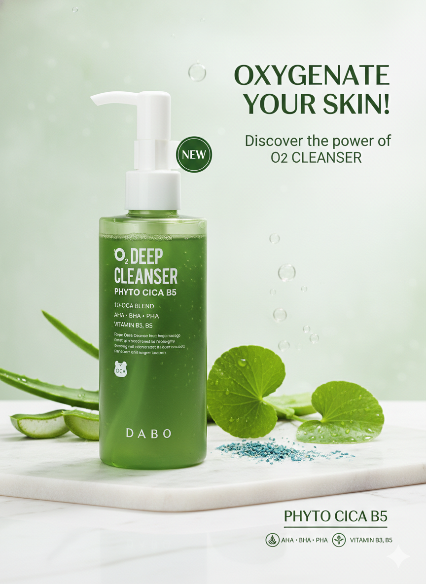 Dabo Phyto Cica b5 O2 Deep Cleanser 200 ml (South Korea)_img_0