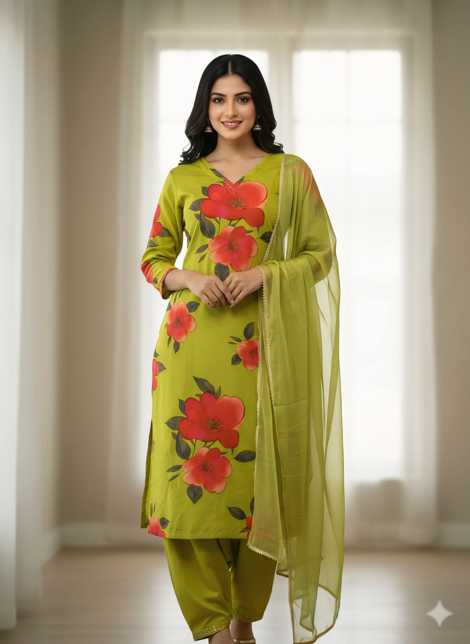 Indian Georgette Three Piece_img_0