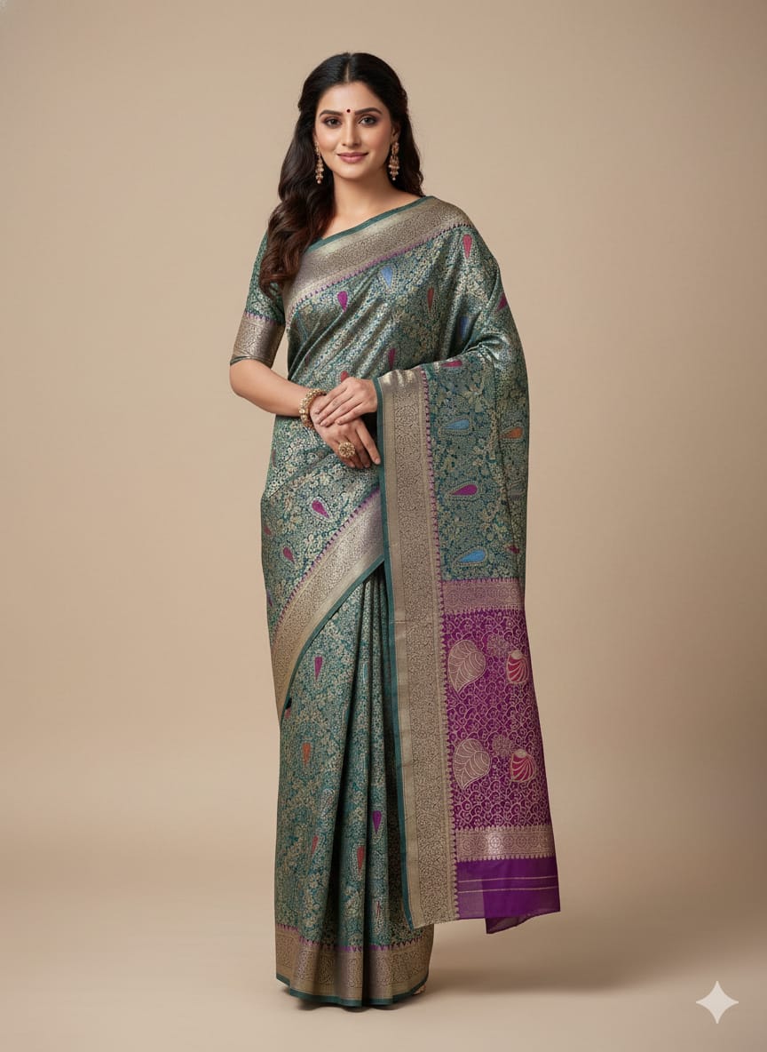 TanaBana Benaroshi katan saree_img_0