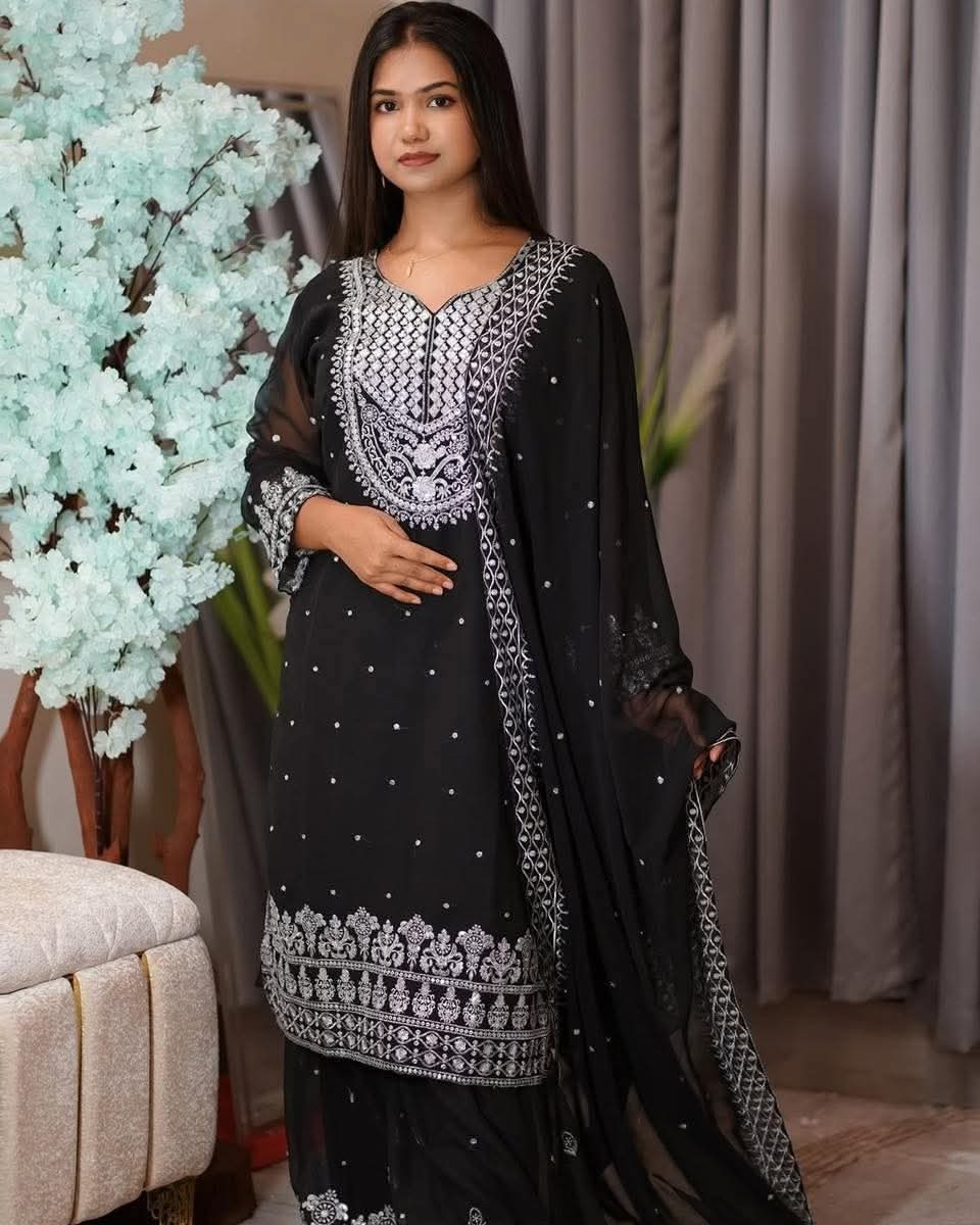 Weight less Georgette Three Piece_img_0