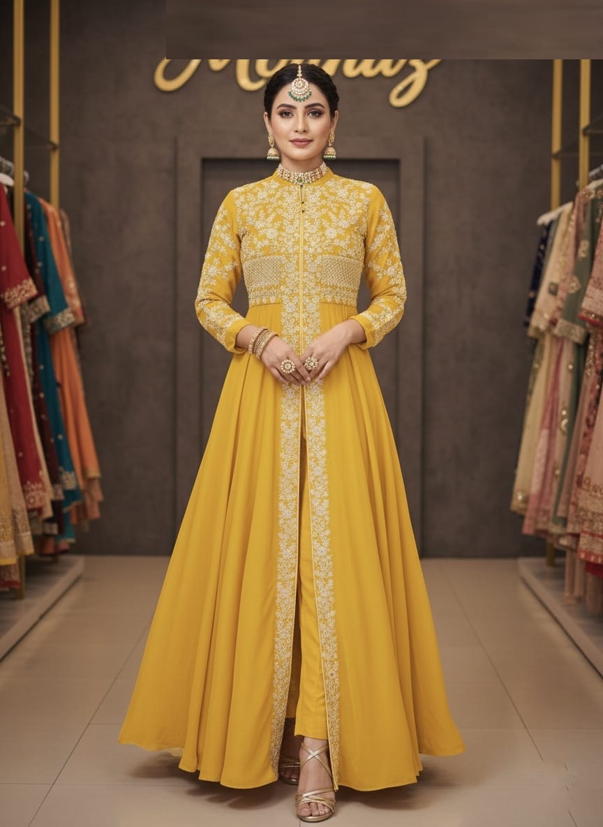 Readymade Georgette Paty Dress_img_0