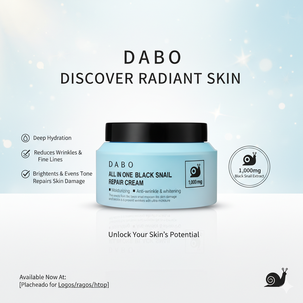 Dabo All In One Black Snail Repair Cream 100 g (South Korea)_img_0